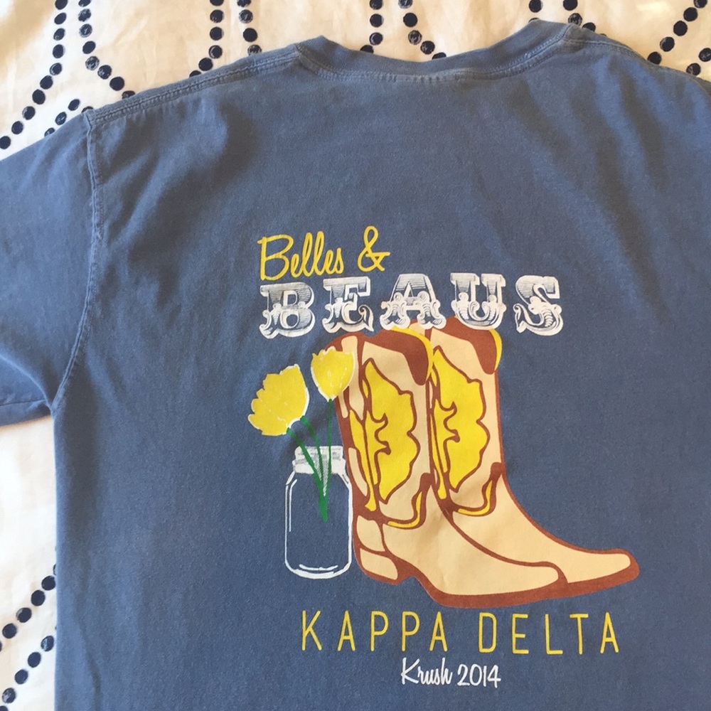 Kappa Delta Belles & Beaus Comfort Colors Tee